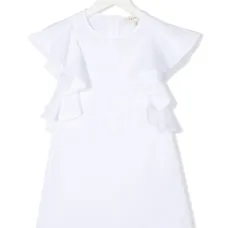 Платье с оборками