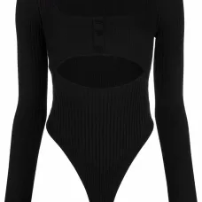 Боди в рубчик