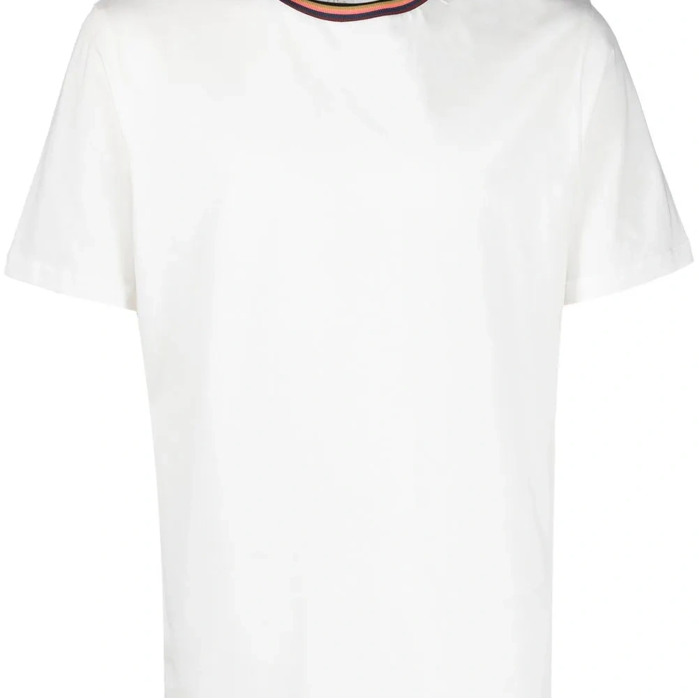 Футболка с контрастной отделкой