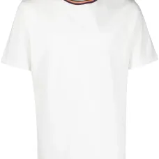 Футболка с контрастной отделкой