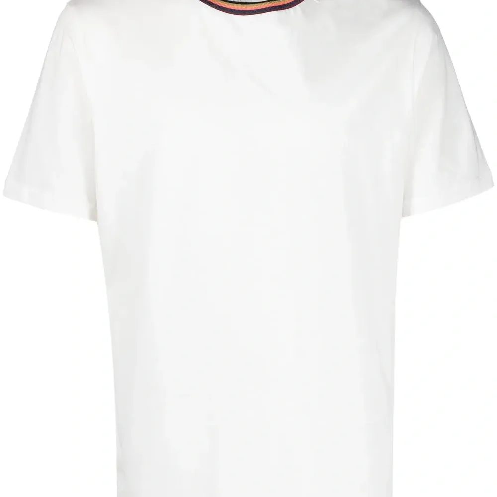 Футболка с контрастной отделкой