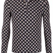 Топ на молнии с монограммой