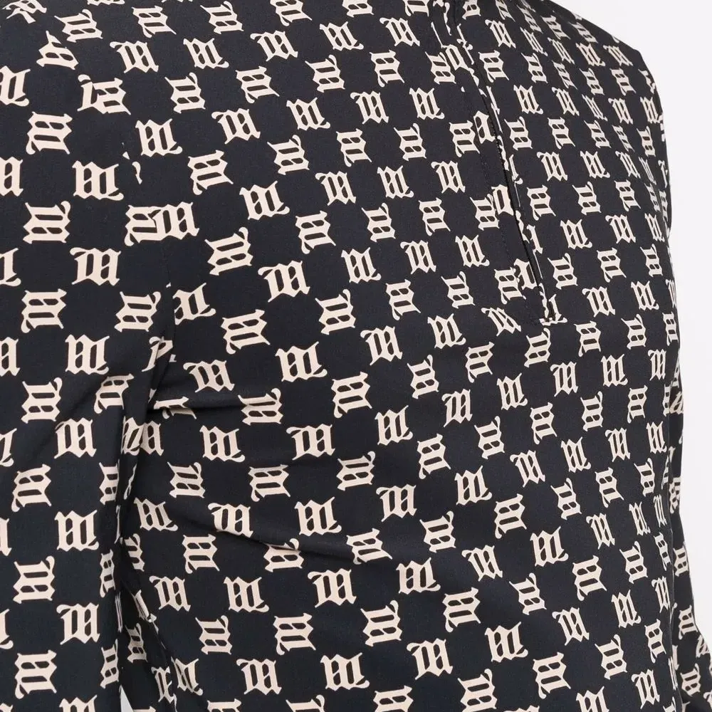 Топ на молнии с монограммой