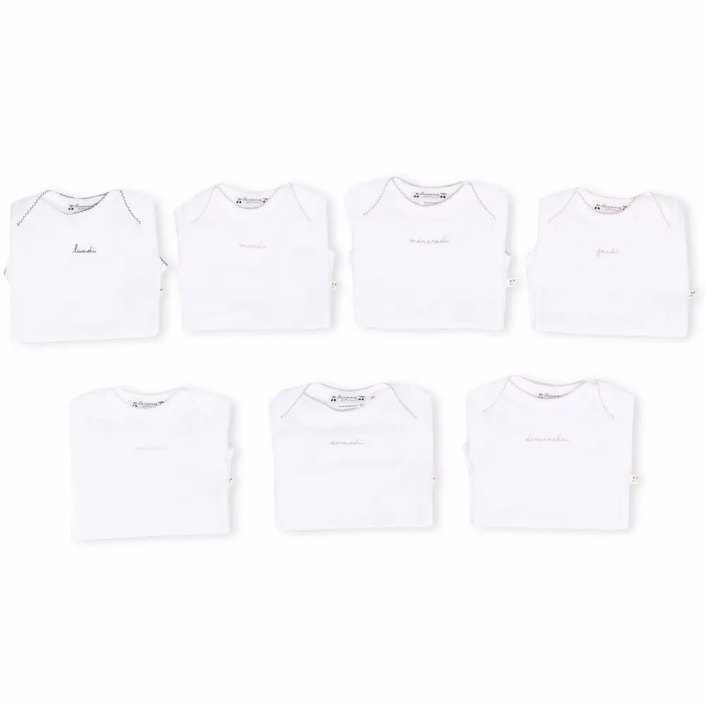 Комплект из семи боди