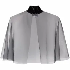 Прозрачный топ с пайетками