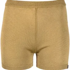 Трикотажные шорты с эффектом металлик Трикотажные шорты с эффектом металлик