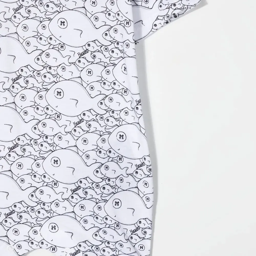 Комплект для новорожденного с принтом