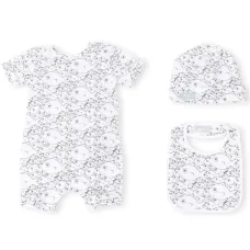 Комплект для новорожденного с принтом