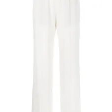 Широкие брюки с завышенной талией