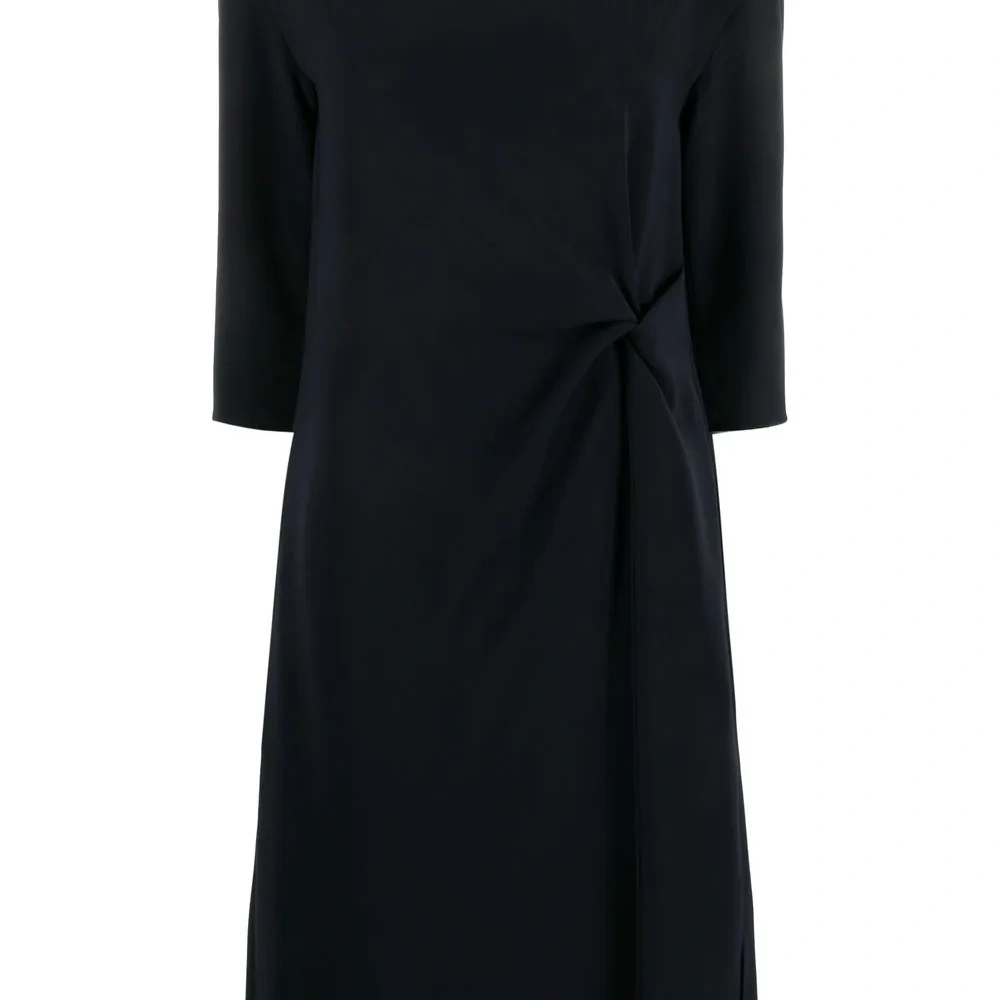 Платье миди со сборками