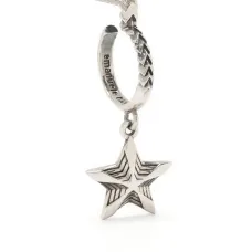 Серьга-гвоздик с подвеской