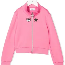 Куртка на молнии с нашивкой-логотипом Куртка на молнии с нашивкой-логотипом