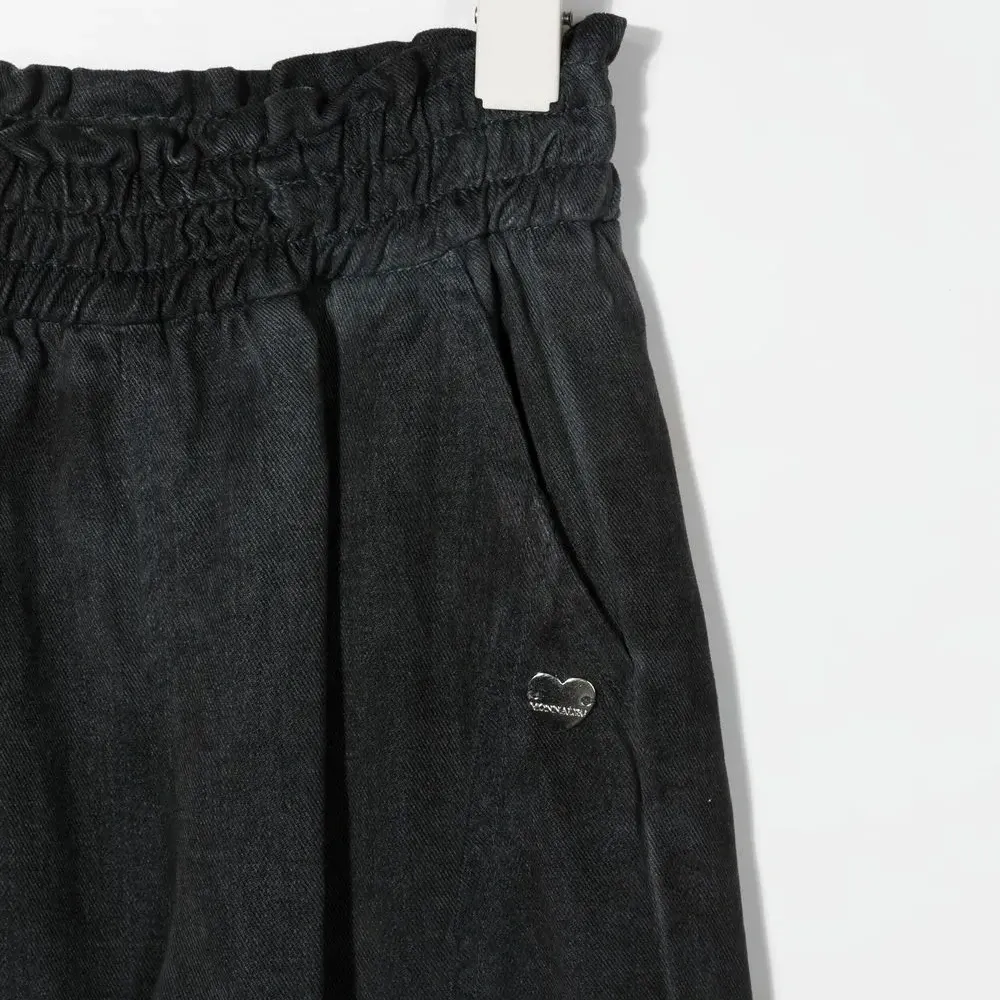 Зауженные брюки с эластичным поясом