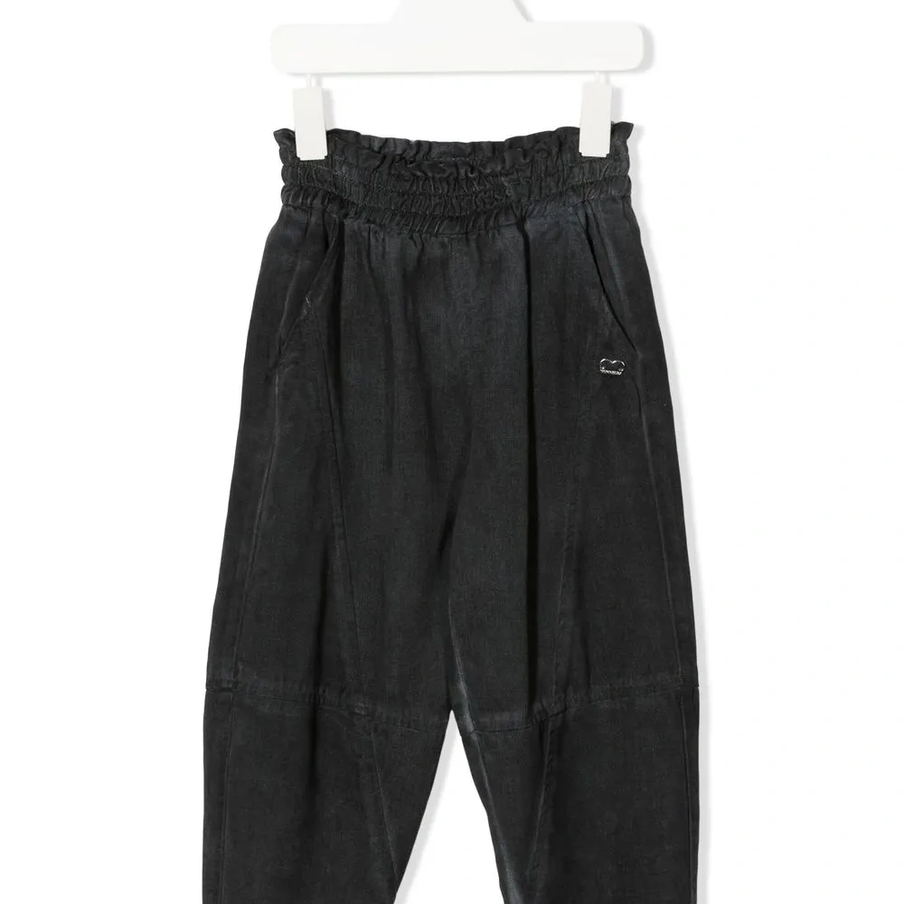 Зауженные брюки с эластичным поясом