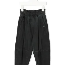 Зауженные брюки с эластичным поясом