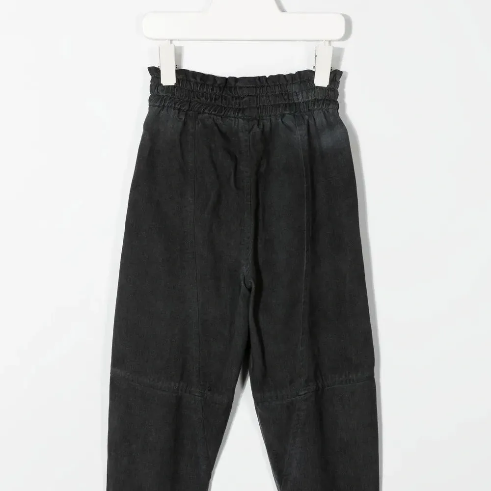 Зауженные брюки с эластичным поясом