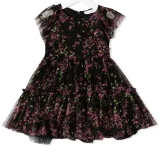 платье из тюля с цветочным принтом платье из тюля с цветочным принтом