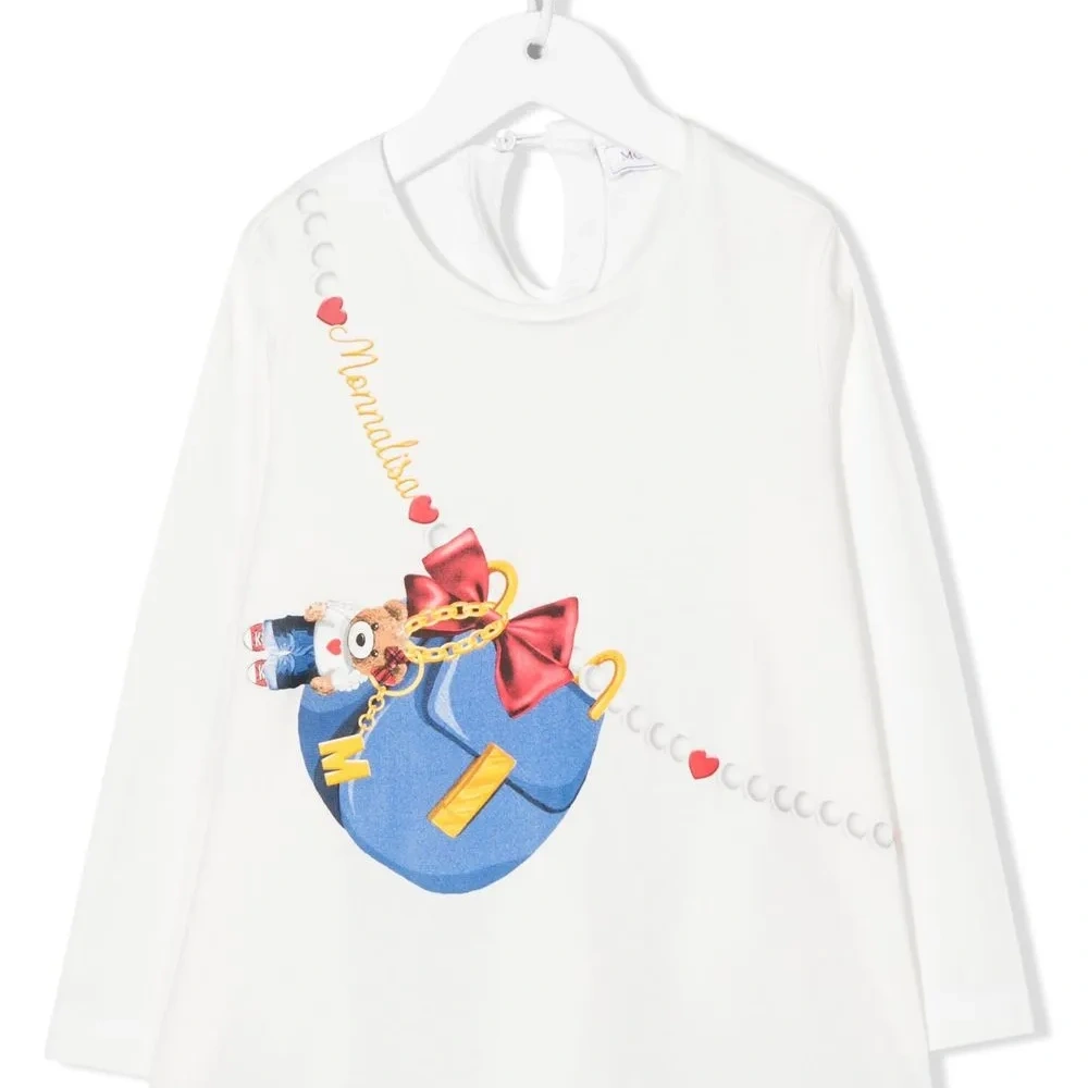 Футболка с длинными рукавами и графичным принтом