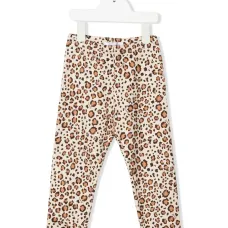 Брюки с анималистичным принтом