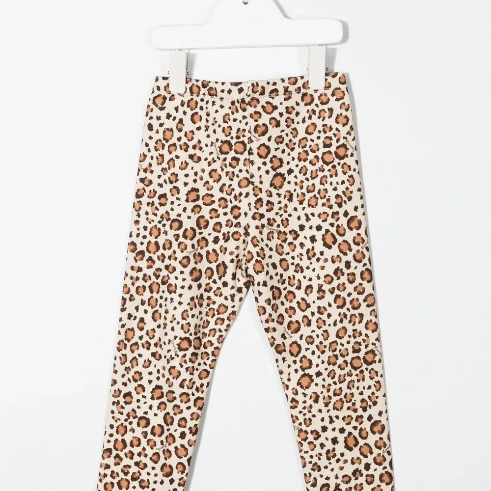 Брюки с анималистичным принтом