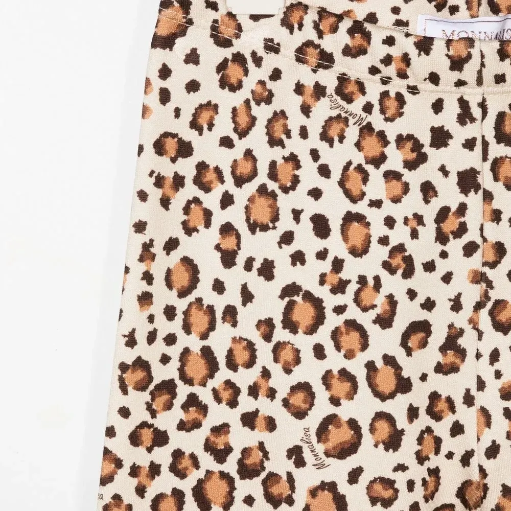 Брюки с анималистичным принтом