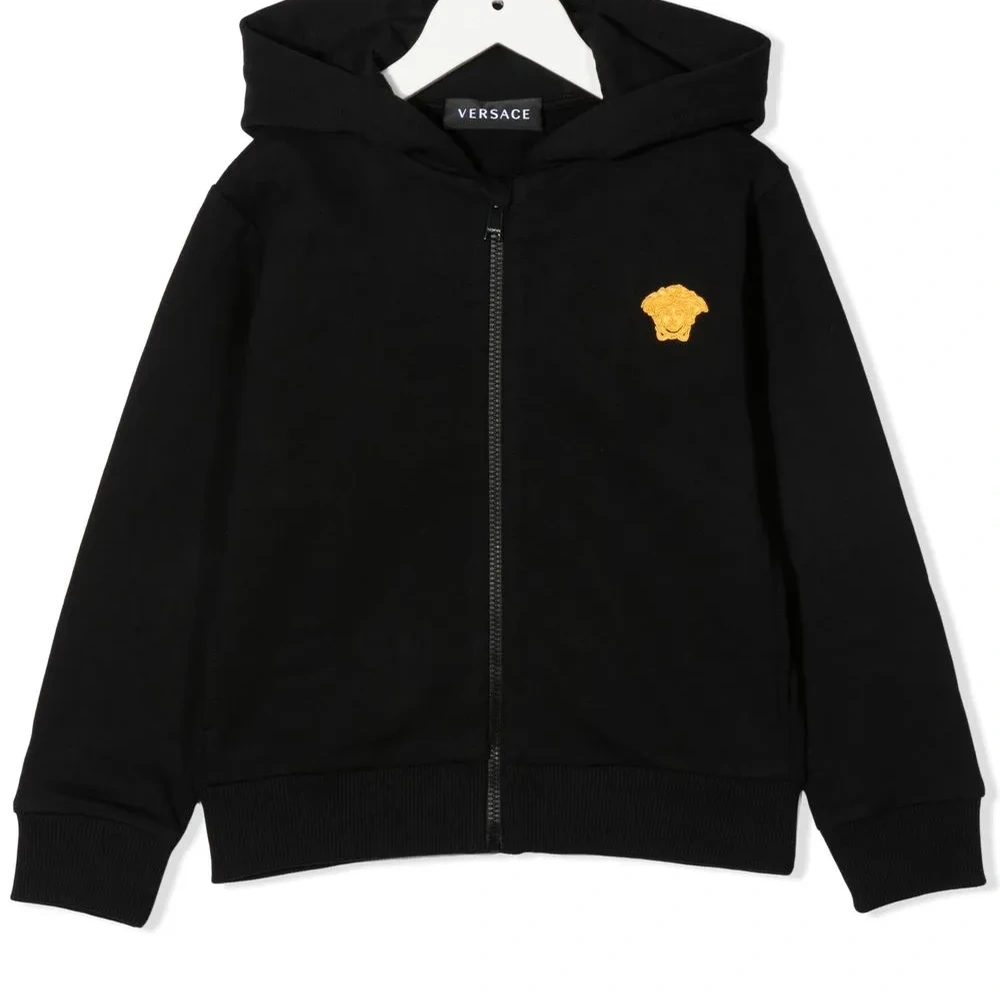 Худи на молнии с нашивкой-Medusa