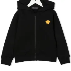 Худи на молнии с нашивкой-Medusa