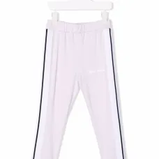 Спортивные брюки с лампасами и логотипом