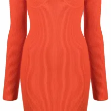 Платье мини Contour с вырезом в форме сердца