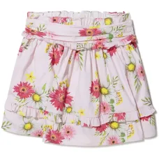 Мини-юбка с цветочным принтом
