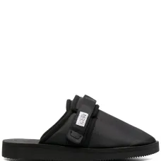 Слиперы с нашивкой-логотипом