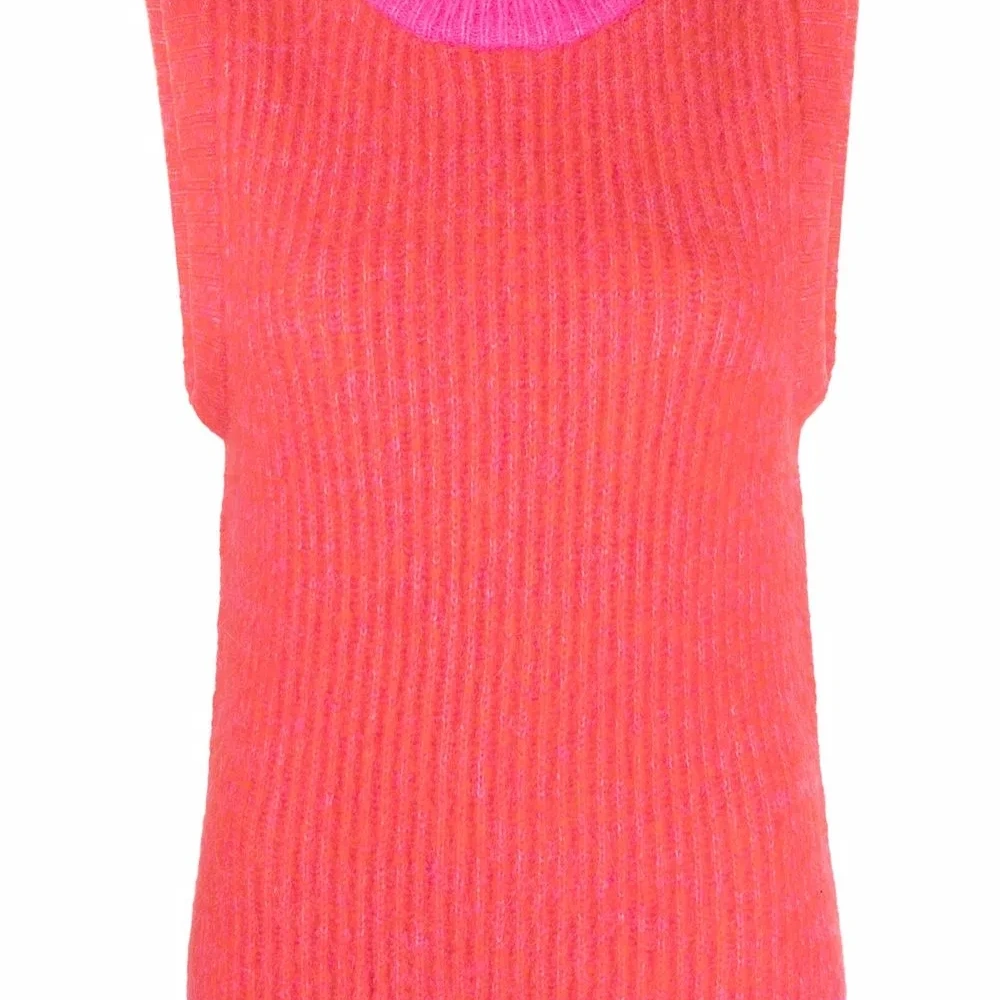 Декорированный топ из смесовой шерсти