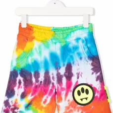 Шорты с принтом тай-дай