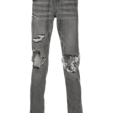 Джинсы кроя слим с эффектом потертости
