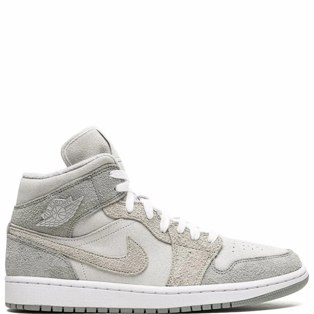 Кроссовки Air Jordan 1 Mid SE Grey Fleece