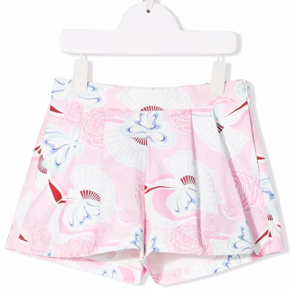 Шорты с цветочным принтом