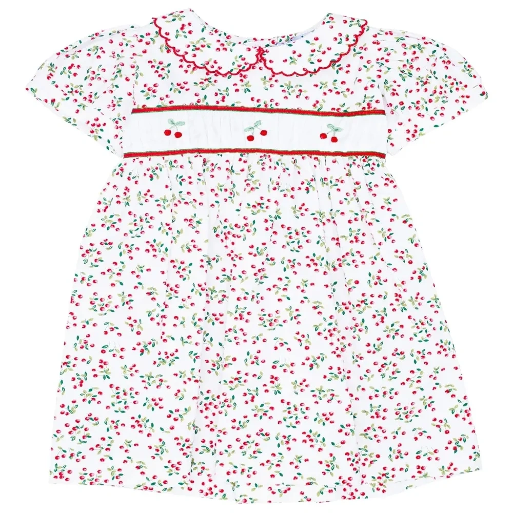 Платье с оборками и принтом