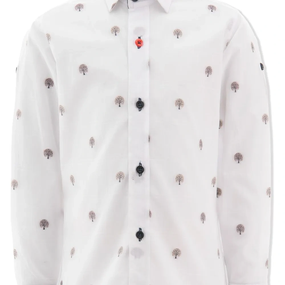 Рубашка из органического хлопка с вышивкой Рубашка из органического хлопка с вышивкой