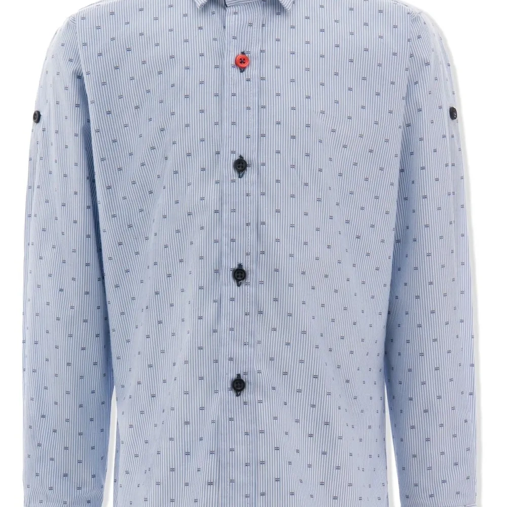 Рубашка в тонкую полоску Рубашка в тонкую полоску