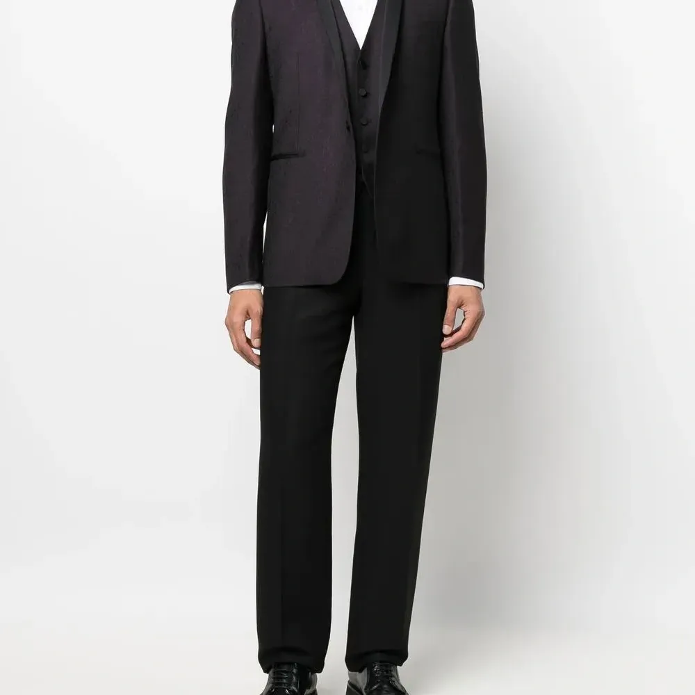 Однобортный пиджак с узором пейсли