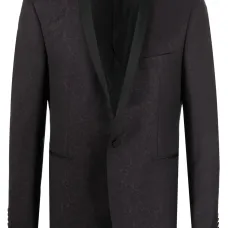 Однобортный пиджак с узором пейсли