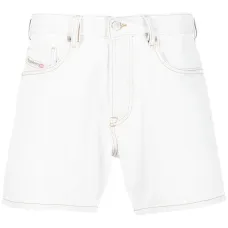 Джинсовые шорты с эффектом потертости