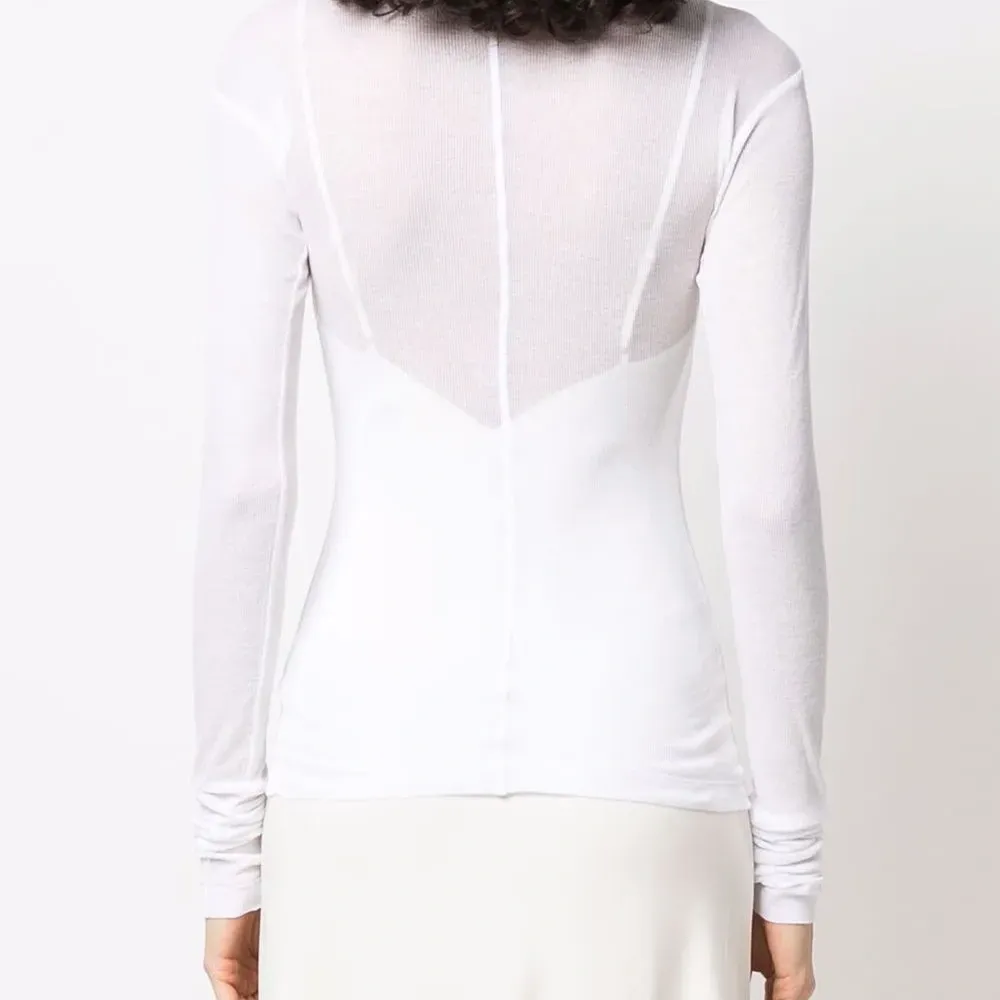 Полупрозрачная футболка