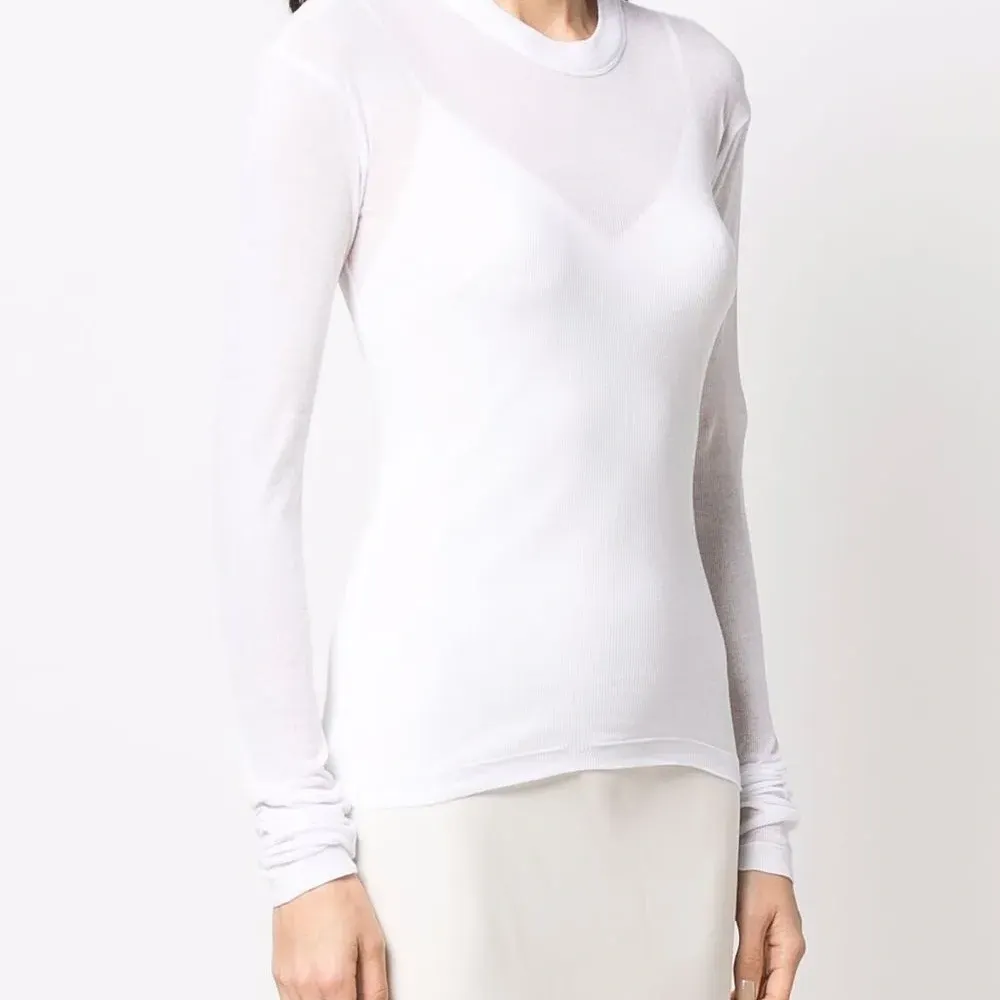 Полупрозрачная футболка