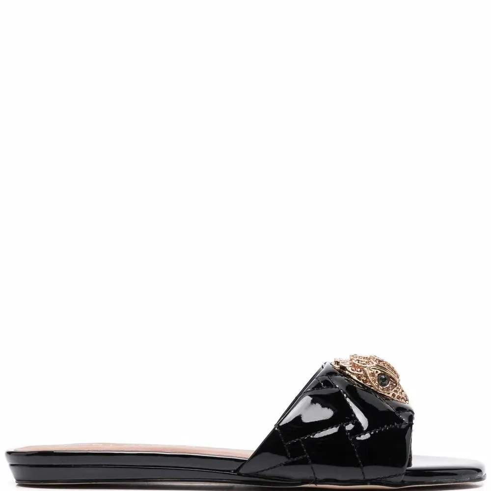 Сандалии с кристаллами