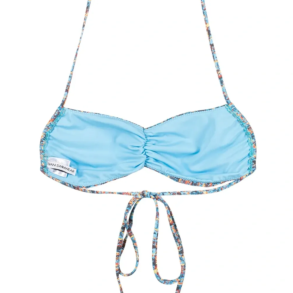 Лиф бикини Halle с твидовым принтом