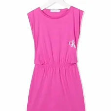 Платье без рукавов с логотипом Платье без рукавов с логотипом