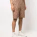 Джинсовые шорты с леопардовым принтом