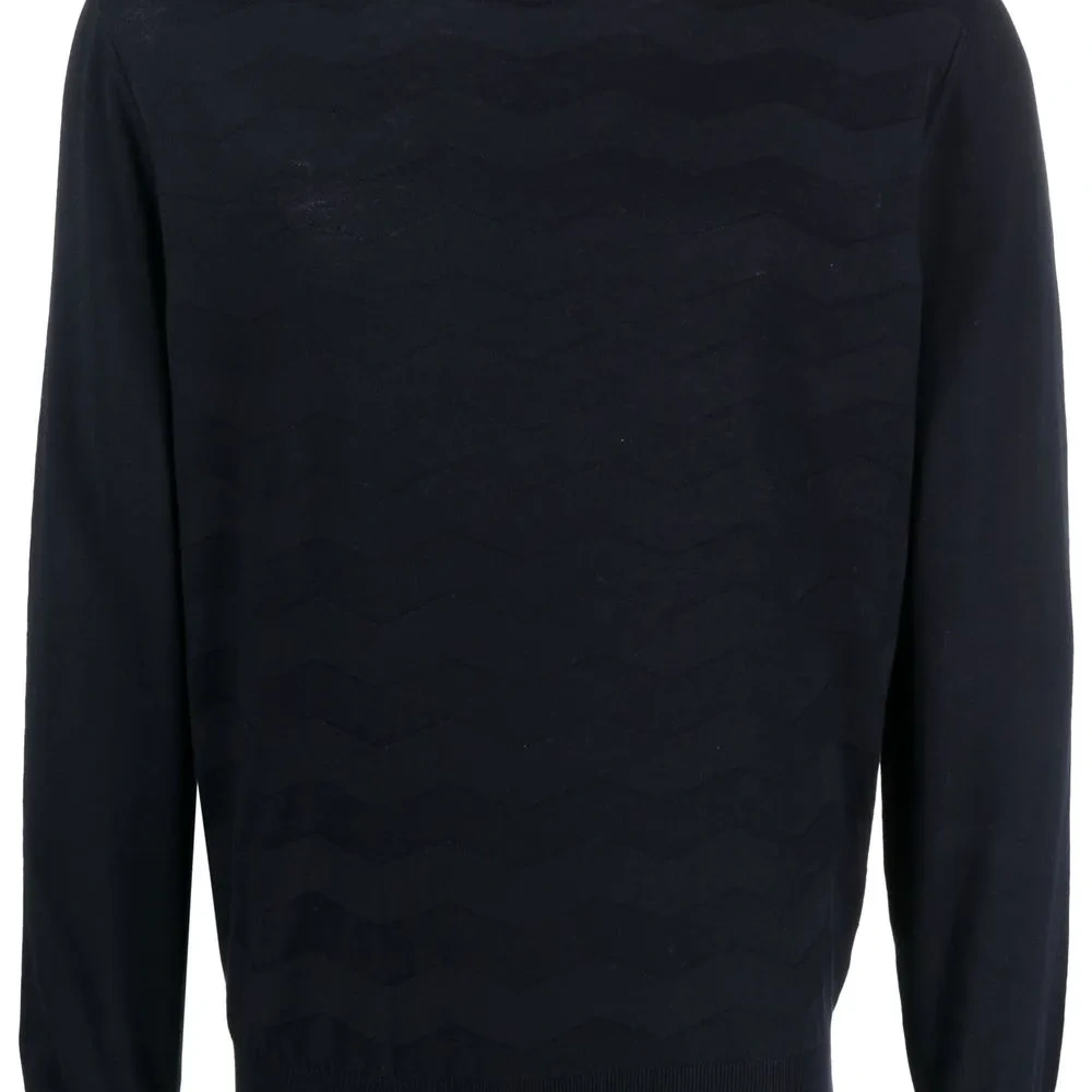 Джемпер с круглым вырезом