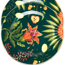 Набор из двух десертных тарелок с принтом Набор из двух десертных тарелок с принтом